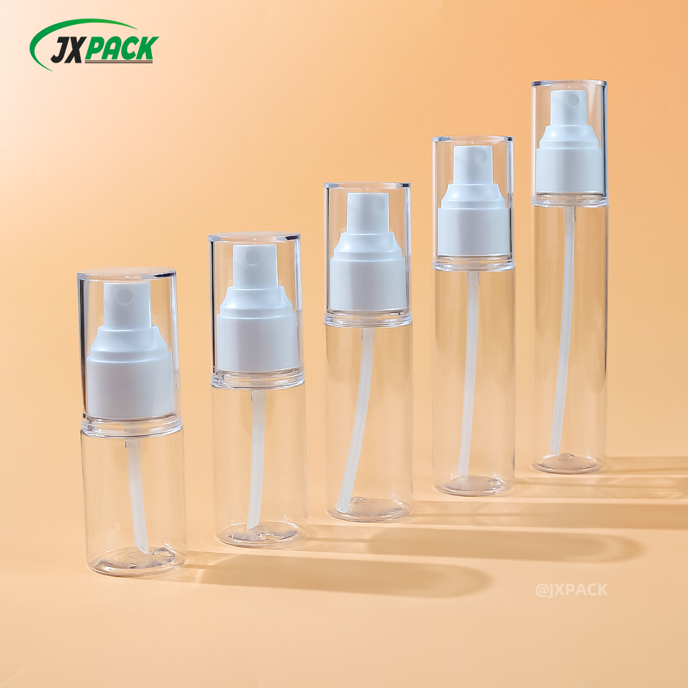 Botella pulverizadora blanca pequeña para aliento fresco de 30 ml
