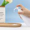 Botella de plástico cónica ecológica para limpiador facial