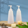 Botella de plástico cónica ecológica para limpiador facial