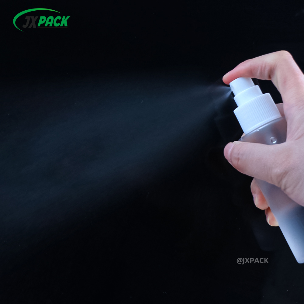Botella pulverizadora de plástico PET para envasar pulverizadores de alcohol