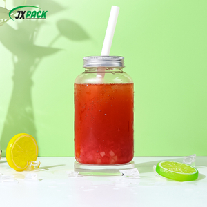 Botella plástica del jugo del tarro 500ml del caramelo del ANIMAL DOMÉSTICO con el casquillo de aluminio