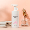 Nueva botella de espuma de plástico blanca de 200 ml con clip