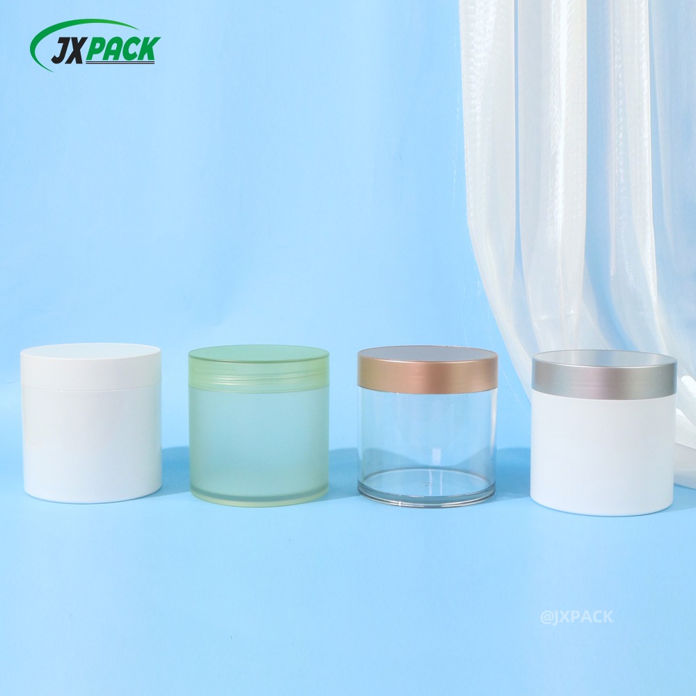 Tarro de crema de plástico para envases cosméticos para el cuidado de la piel al por mayor