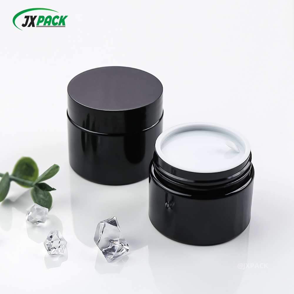 Instock Tarro vacío de mantequilla corporal de diferente capacidad con tapas mate