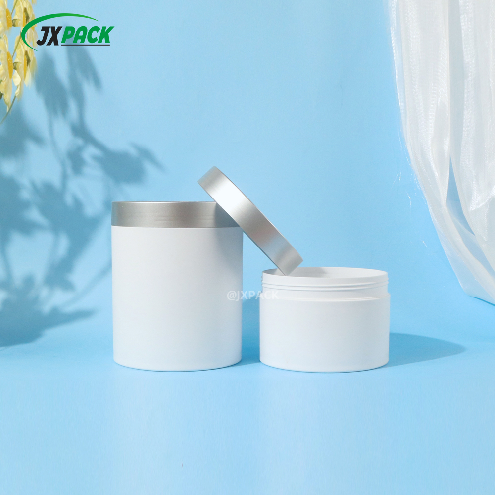 Tarro de crema de plástico para envases cosméticos para el cuidado de la piel al por mayor