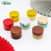 Contenedor de lujo para el cuidado de la piel, tarro de crema de 15 ml con tapa de madera